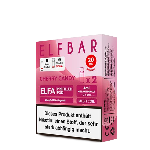 ELF Bar - ELFA - Prefilled Pods (2 Stück) - Cherry (Candy) - 20mg/ml