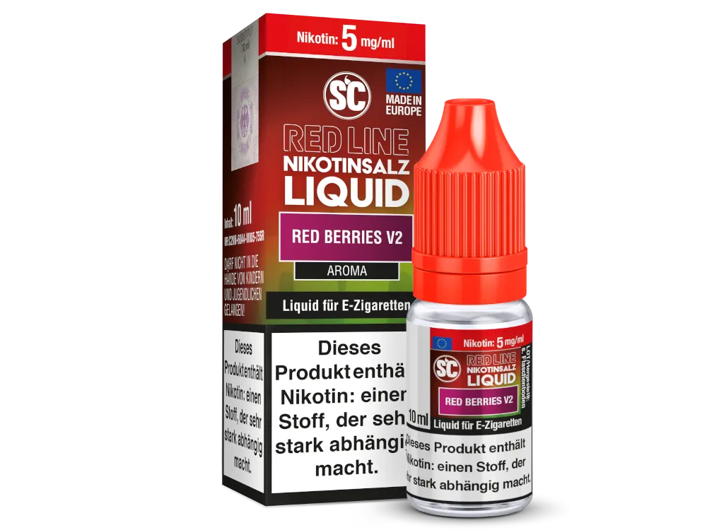 SC - Red Line - Red Berries V2 - Nikotinsalz Liquid