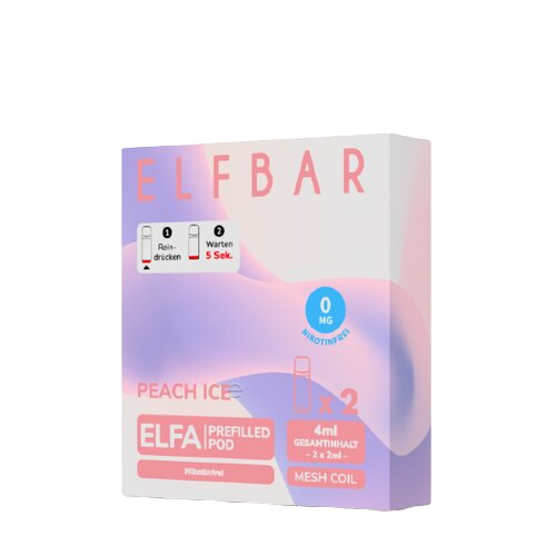 ELF Bar - ELFA - Prefilled Pods (2 Stück) - Peach Ice - Nikotinfrei