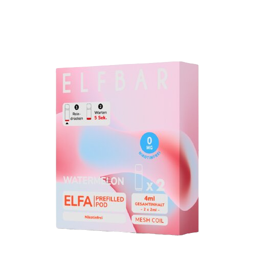 ELF Bar - ELFA - Prefilled Pods (2 Stück) - Watermelon - Nikotinfrei