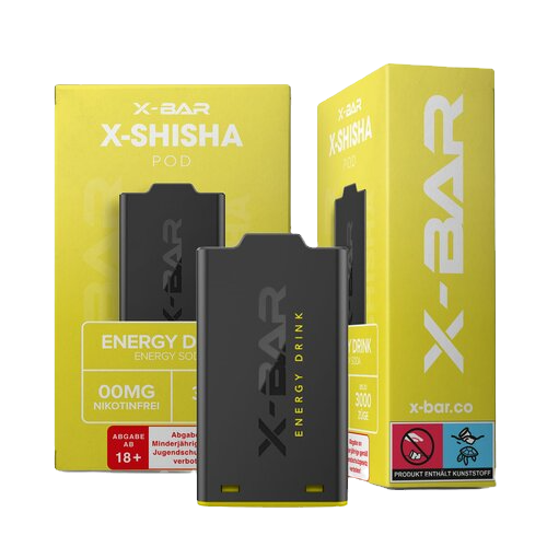 X-Bar - X-Shisha - Pod - Energy Drink