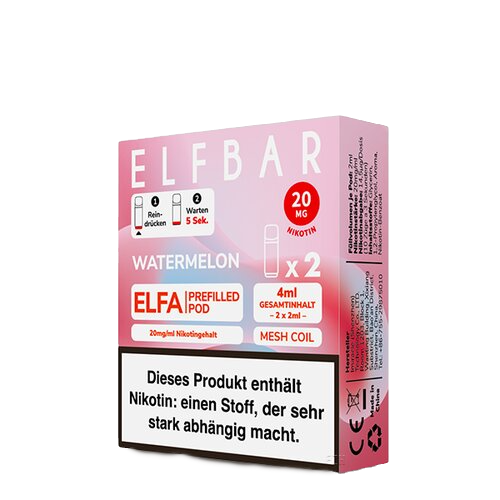 ELF Bar - ELFA - Prefilled Pods (2 Stück) - Watermelon - 20mg/ml