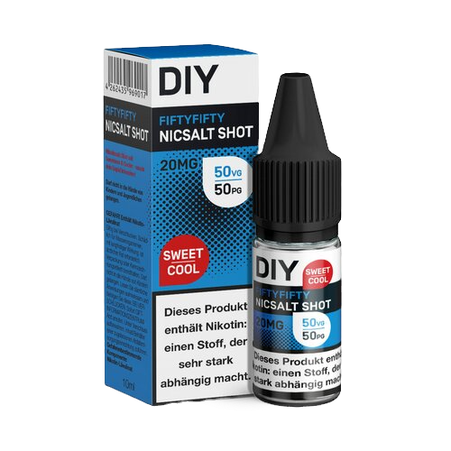 DIY Nicsalt Shot Sweet & Cool - Fiftyfifty (50VG/50PG) - 10ml - 20 mg/ml