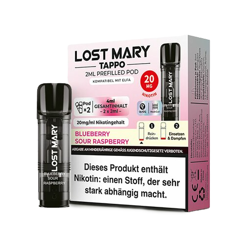 ELF Bar - Lost Mary - TAPPO - Blueberry Sour Raspberry - 20mg/ml