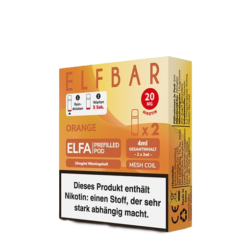ELF Bar - ELFA - Prefilled Pods (2 Stück) - Orange - 20mg/ml