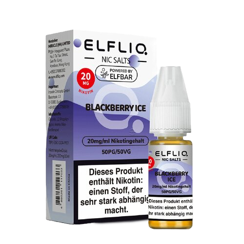 ELFLIQ - Blackberry Ice - Nikotinsalz - 10 ml