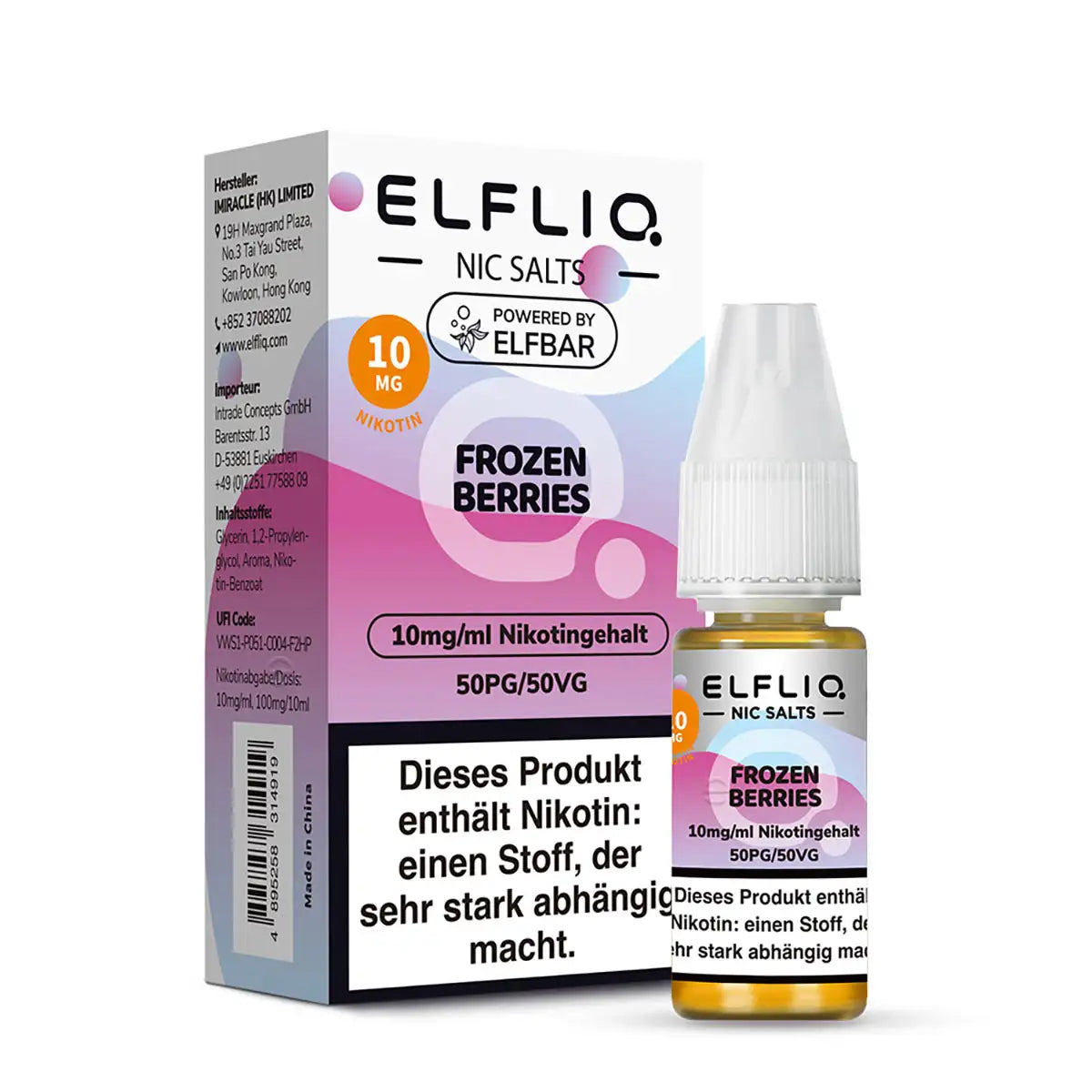 ELFLIQ - Frozen Berries - Nikotinsalz - 10 ml