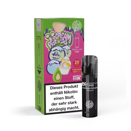 SALE - 187 Strassenbande - Prefilled Pod - I Scream Pistacio - 20 mg/ml - SALE