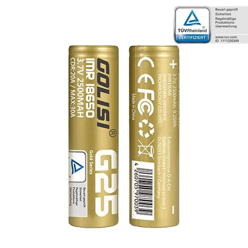 Golisi - G25 Akku 18650