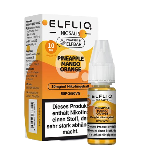 ELFLIQ - Pineapple Mango Orange - Nikotinsalz - 10 ml