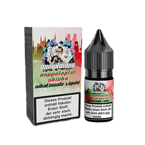 Dampfdidas - Doppelapfel Shisha - Nikotinsalz - 10 ml