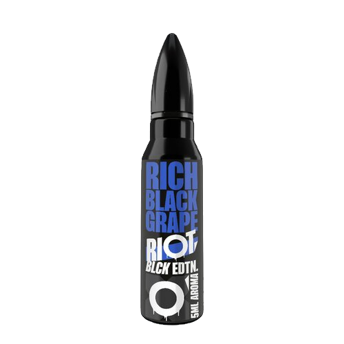 Riot Squad - BLCK Edition - Rich Black Grape - 5 ml - Longfill