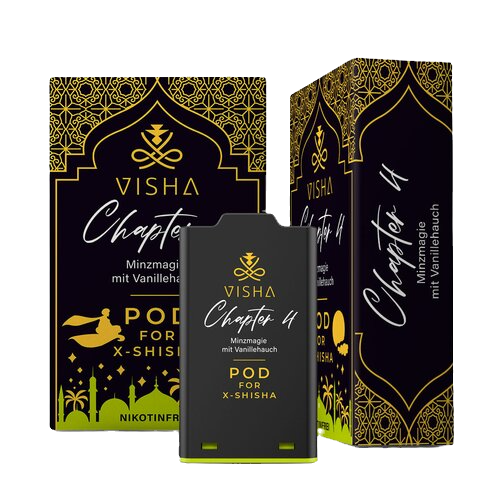 Visha - X-Shisha - Pod - Chapter 4 (0mg/ml - Nikotinfrei)