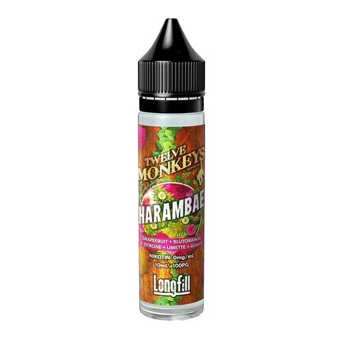 Twelve Monkeys - Harambae - 10 ml - Longfill