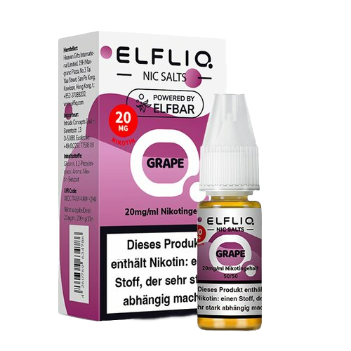 ELFLIQ - Grape - Nikotinsalz - 10 ml