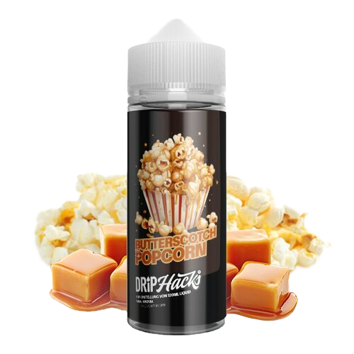 Drip Hacks - Butterscotch Popcorn - 10 ml - Longfill