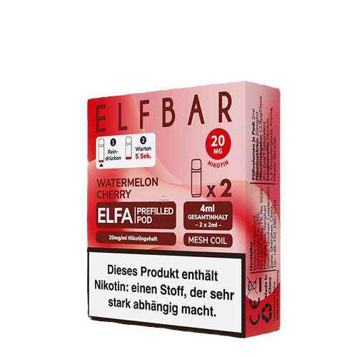 ELF Bar - ELFA - Prefilled Pods (2 Stück) - Watermelon Cherry - 20mg/ml
