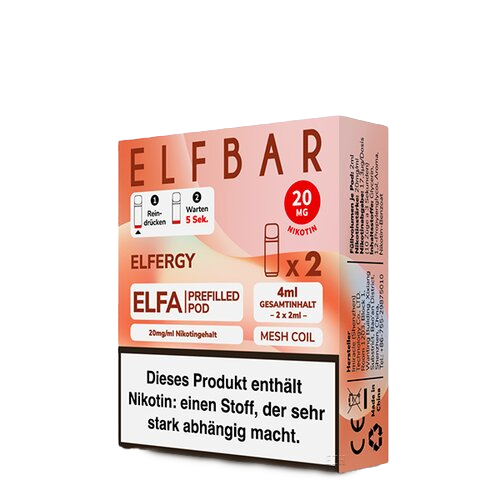 ELF Bar - ELFA - Prefilled Pods (2 Stück) - Elfstorm (Elfergy) - 20mg/ml