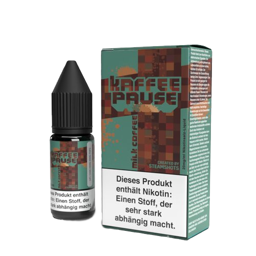 Kaffeepause - Milk Coffee - Nikotinsalz - 10 ml