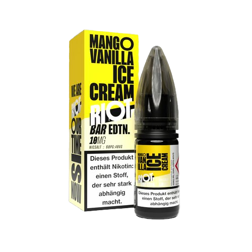 Riot Salt - BAR EDTN - Mango Vanilla Ice Cream - Nikotinsalz - 10 ml