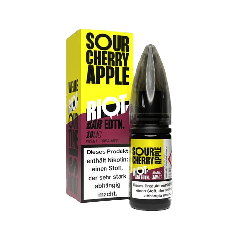 Riot Salt - BAR EDTN - Sour Cherry Apple - Nikotinsalz - 10 ml