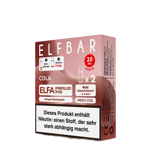 ELF Bar - ELFA - Prefilled Pods (2 Stück) - Cola - 20mg/ml