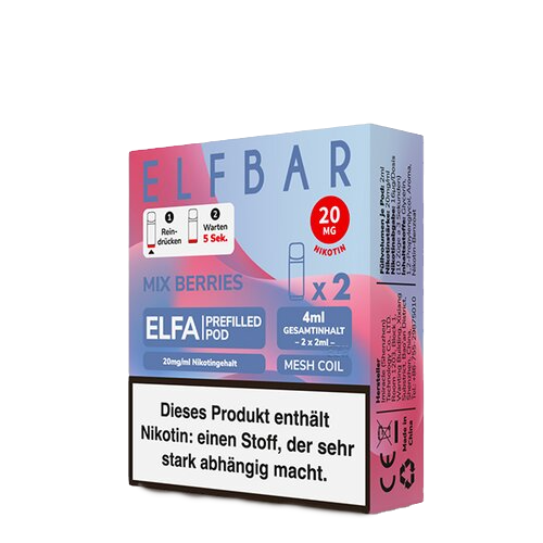 ELF Bar - ELFA - Prefilled Pods (2 Stück) - Mix Berries - 20mg/ml