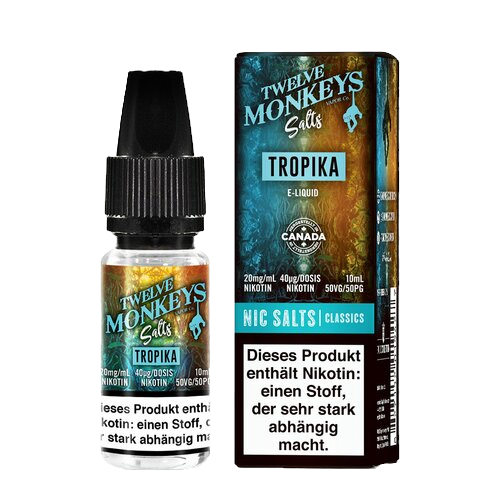 Twelve Monkeys - Tropika - 20 mg/ml - Nikotinsalz - 10 ml