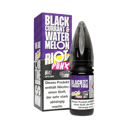Riot Salt - PUNX - Blackcurrant & Watermelon - Hybrid Nikotin - 10 ml