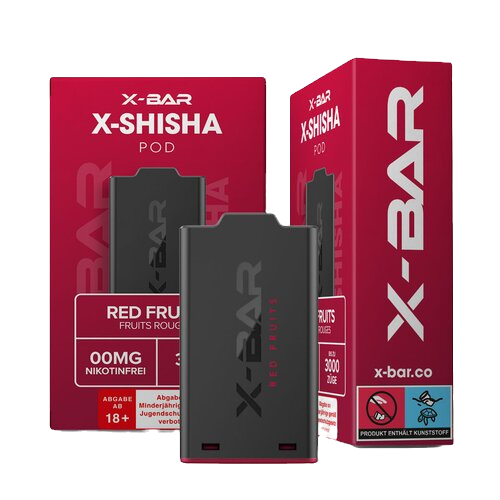 X-Bar - X-Shisha - Pod - Red Fruits