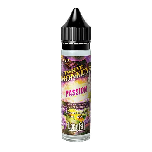 Twelve Monkeys - Passion - 10 ml - Longfill