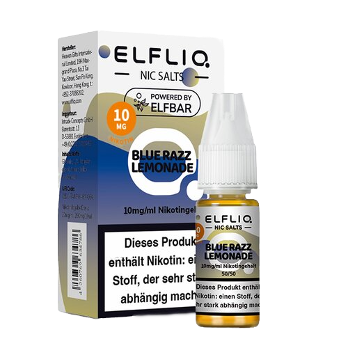ELFLIQ - Blue Razz Lemonade - Nikotinsalz - 10 ml