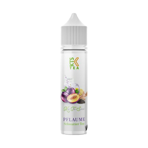 KTS Tea - Pflaume, Schwarzer Tee - 10ml Aroma  - Longfill