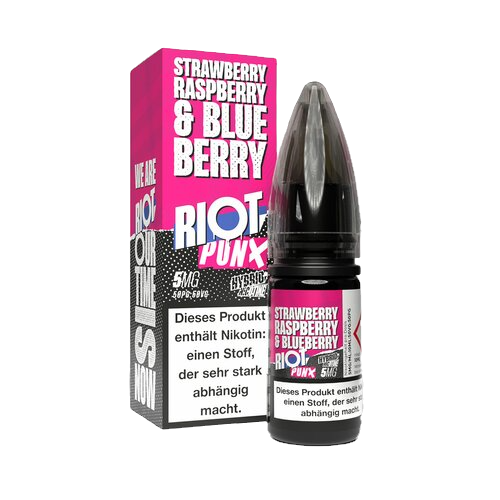 Riot Salt - PUNX - Strawberry, Raspberry & Blueberry