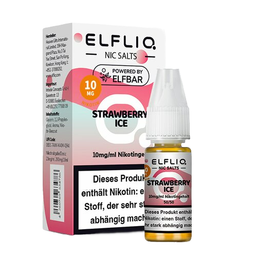 ELFLIQ - Strawberry Ice - Nikotinsalz - 10 ml