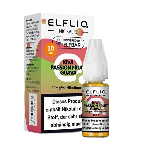 ELFLIQ - Kiwi Passion Fruit Guava - Nikotinsalz - 10 ml