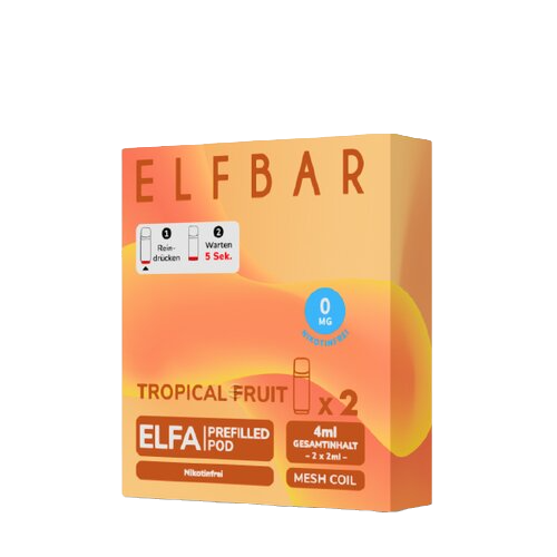 ELF Bar - ELFA - Prefilled Pods (2 Stück) - Tropical Fruit - Nikotinfrei