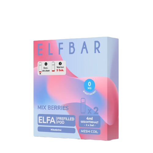 ELF Bar - ELFA - Prefilled Pods (2 Stück) - Mix Berries - Nikotinfrei