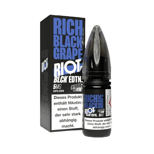 Riot Salt - BLCK Edition - Rich Black Grape - Hybrid Nikotin - 10 ml