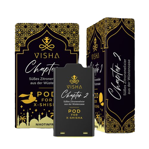 Visha - X-Shisha - Pod - Chapter 2 (0mg/ml - Nikotinfrei)