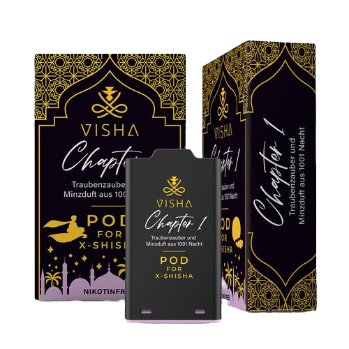 Visha - X-Shisha - Pod - Chapter 1 (0mg/ml - Nikotinfrei)