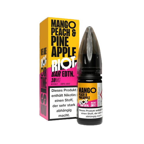 Riot Salt - BAR EDTN - Mango Peach Pineapple - Nikotinsalz - 10 ml
