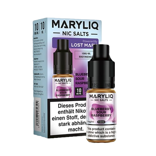 MaryLiq by Lost Mary - Blueberry Sour Raspberry - Nikotinsalz - 10ml