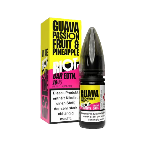 Riot Salt - BAR EDTN - Guava Passionfruit Pineapple - Nikotinsalz - 10 ml