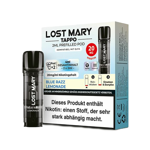 ELF Bar - Lost Mary - TAPPO - Blue Razz Lemonade - 20mg/ml