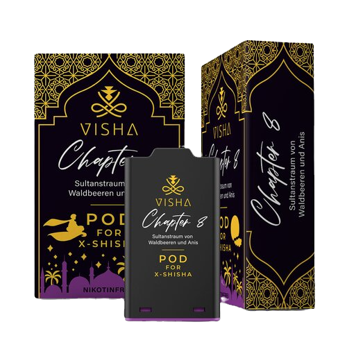 Visha - X-Shisha - Pod - Chapter 8 (0mg/ml - Nikotinfrei)