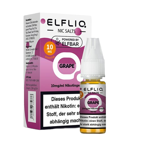 ELFLIQ - Grape - Nikotinsalz - 10 ml
