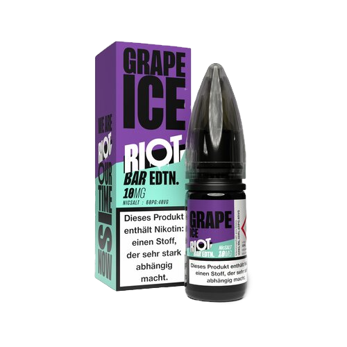 Riot Salt - BAR EDTN - Grape Ice - Nikotinsalz - 10 ml