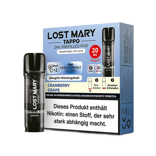 ELF Bar - Lost Mary - TAPPO - Cranberry Grape - 20mg/ml