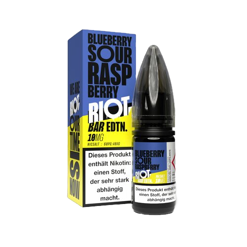 Riot Salt - BAR EDTN - Blueberry Sour Raspberry - Nikotinsalz - 10 ml
